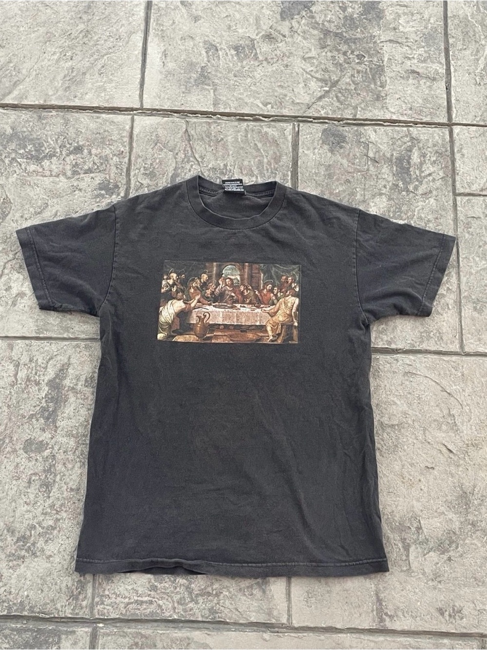 The last supper parody t-shirt